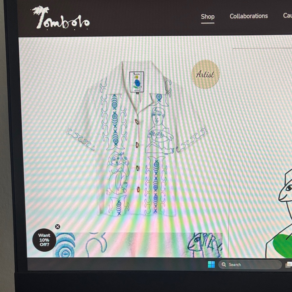 Medium Tombolo Terry cloth shirt
